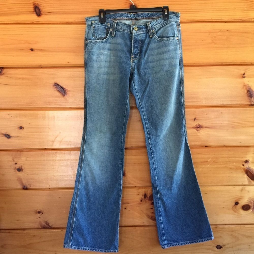 VTG Polo Jeans CO. Ralph Lauren Y2K Whitney Super Flared Cotton Jeans Women's 8
